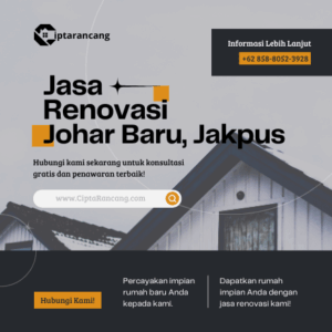 Jasa Renovasi di Johar Baru, Jakarta Pusat