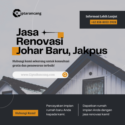 Jasa Renovasi di Johar Baru, Jakarta Pusat