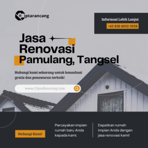 Jasa Renovasi di Pamulang, Tangerang Selatan