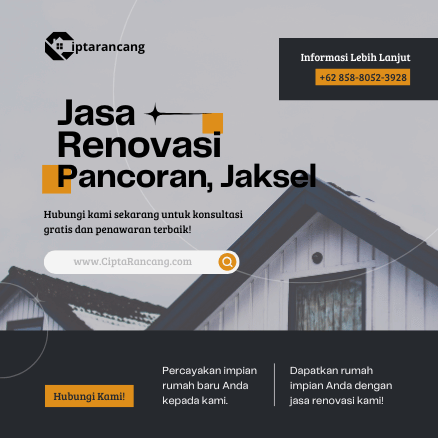 Jasa Renovasi di Pancoran, Jakarta Selatan