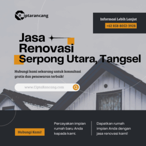 Jasa Renovasi di Serpong Utara, Tangerang Selatan